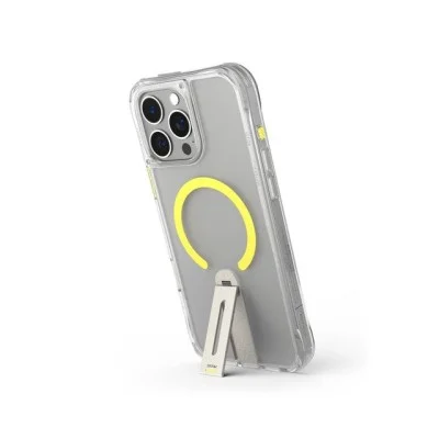 Cover Iphone 16 Pro Helix Mag-Charge + 360&deg; Rotating&nbsp;Stand Skinarma - Clear